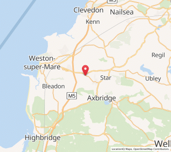 Map of Banwell Castle, EnglandEngland