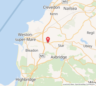 Map of Banwell, EnglandEngland