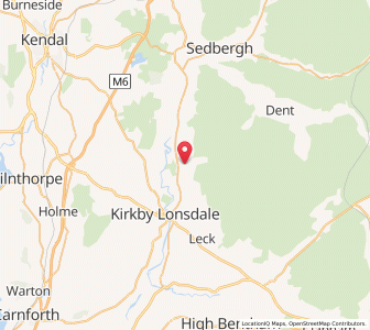 Map of Barbon, EnglandEngland