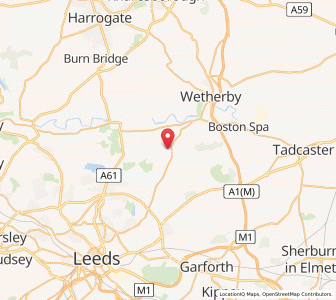 Map of Bardsey, EnglandEngland