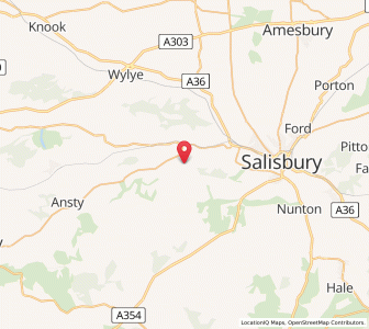 Map of Barford Saint Martin, EnglandEngland