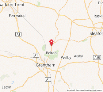 Map of Barkston, EnglandEngland