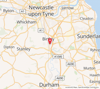 Map of Barley Mow, EnglandEngland