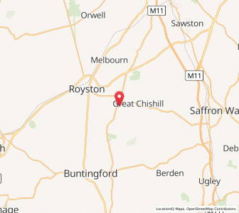 Map of Barley, EnglandEngland