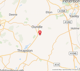 Map of Barnwell, EnglandEngland