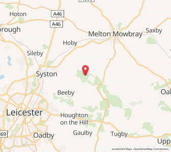 Map of Barsby, EnglandEngland
