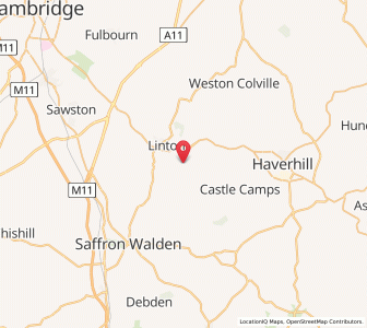 Map of Bartlow, EnglandEngland