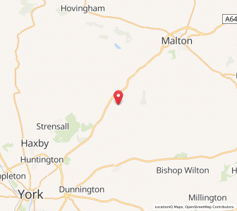 Map of Barton le Willows, EnglandEngland