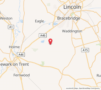 Map of Bassingham, EnglandEngland