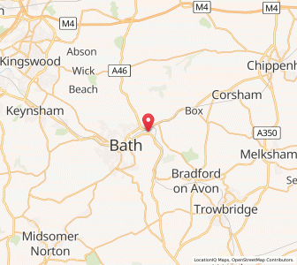 Map of Bathampton, EnglandEngland