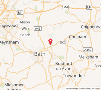 Map of Batheaston, EnglandEngland