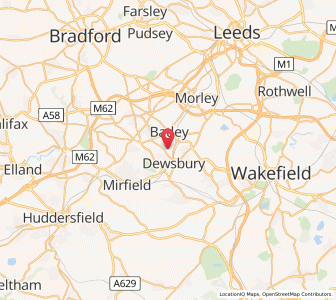 Map of Batley Carr, EnglandEngland