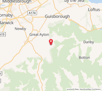 Map of Battersby, EnglandEngland