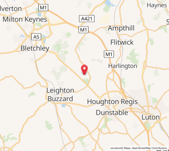 Map of Battlesden, EnglandEngland