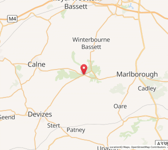 Map of Beckhampton, EnglandEngland