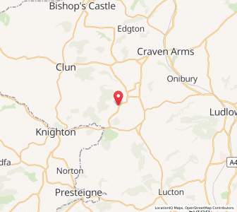 Map of Bedstone, EnglandEngland