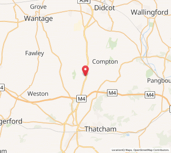 Map of Beedon Hill, EnglandEngland