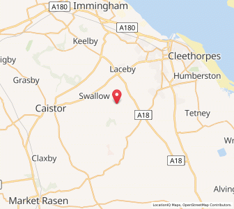 Map of Beelsby, EnglandEngland