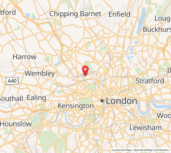 Map of Belsize Park, EnglandEngland