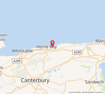 Map of Beltinge, EnglandEngland