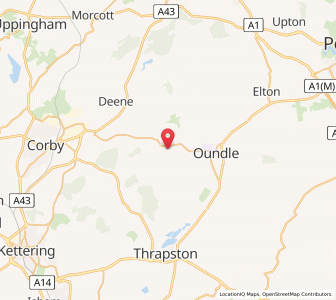 Map of Benefield, EnglandEngland