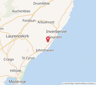 Map of Benholm, ScotlandScotland