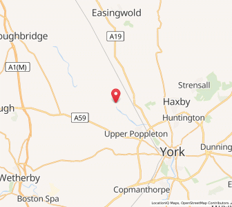 Map of Beningbrough, EnglandEngland