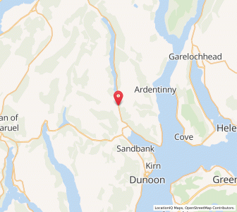 Map of Benmore, ScotlandScotland