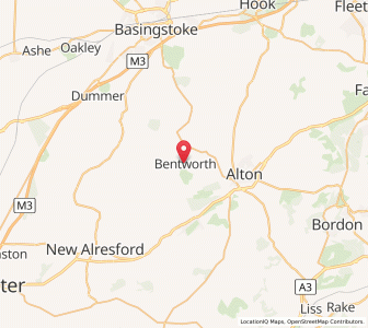 Map of Bentworth, EnglandEngland