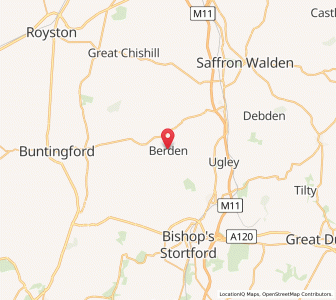 Map of Berden, EnglandEngland