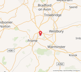 Map of Berkley, EnglandEngland