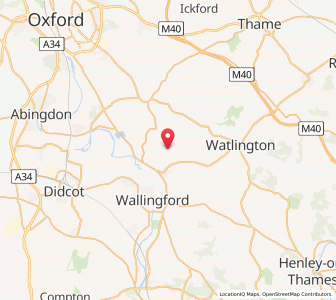 Map of Berrick Salome, EnglandEngland