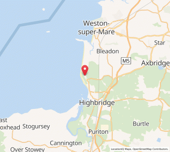 Map of Berrow, EnglandEngland