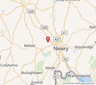 Map of Bessbrook, Northern IrelandNorthern Ireland