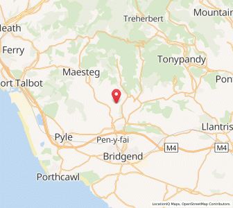 Map of Betws, WalesWales
