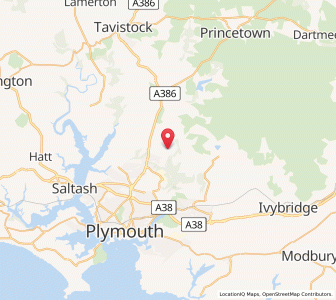 Map of Bickleigh, EnglandEngland