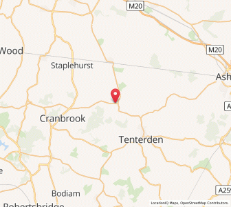 Map of Biddenden, EnglandEngland