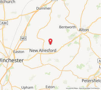 Map of Bighton, EnglandEngland