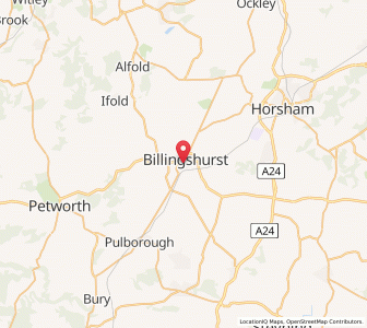 Map of Billingshurst, EnglandEngland