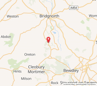 Map of Billingsley, EnglandEngland