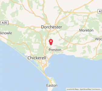 Map of Bincombe, EnglandEngland