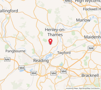 Map of Binfield Heath, EnglandEngland