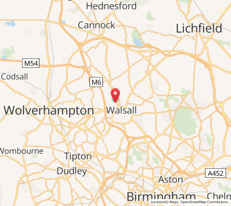 Map of Birchills, EnglandEngland