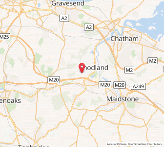 Map of Birling, EnglandEngland