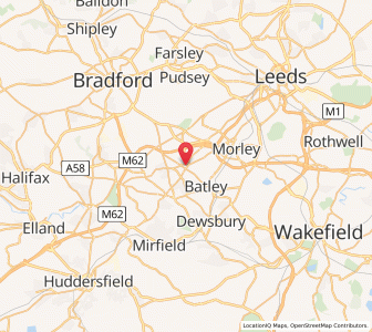 Map of Birstall, EnglandEngland