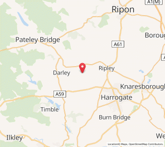Map of Birstwith, EnglandEngland