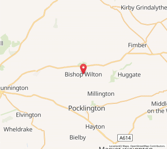 Map of Bishop Wilton, EnglandEngland