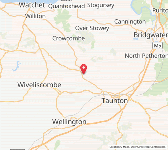 Map of Bishops Lydeard, EnglandEngland