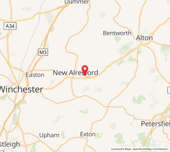 Map of Bishops Sutton, EnglandEngland