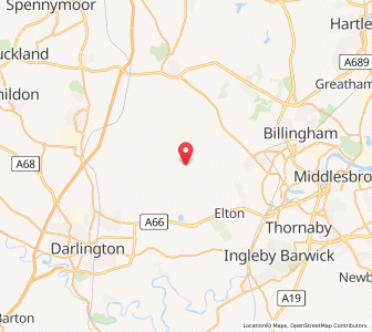 Map of Bishopton, EnglandEngland